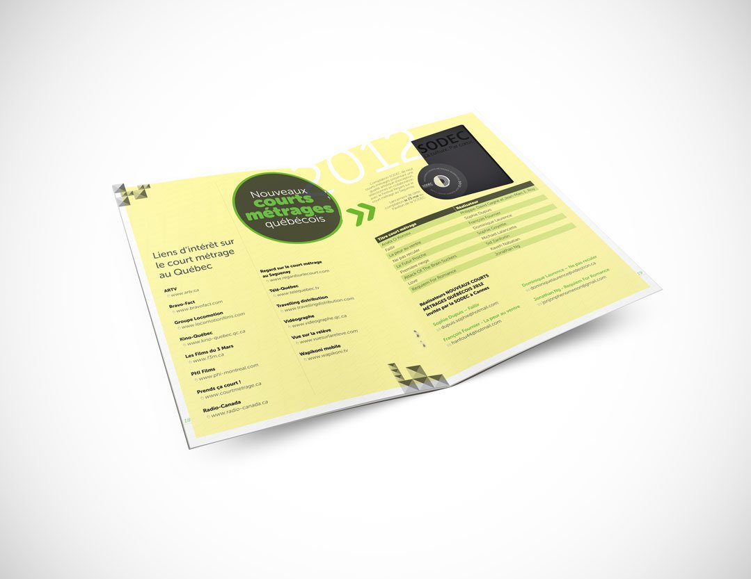Cannes 2012 booklet, interior