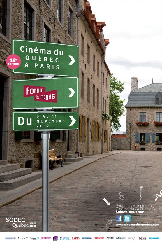 Cinéma du Québec à Paris, street series
